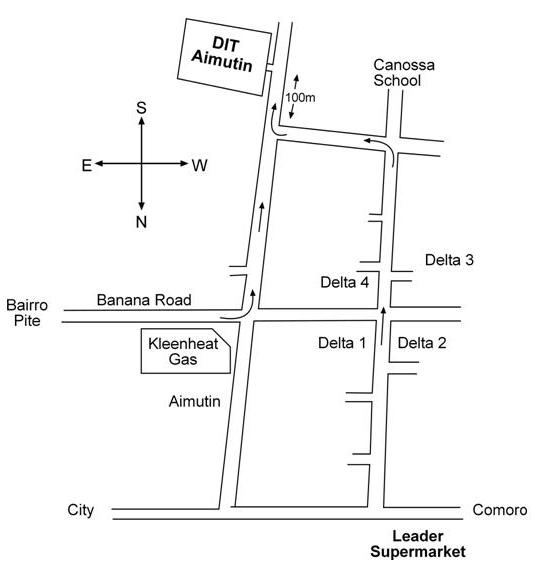 Map to Aimutin campus